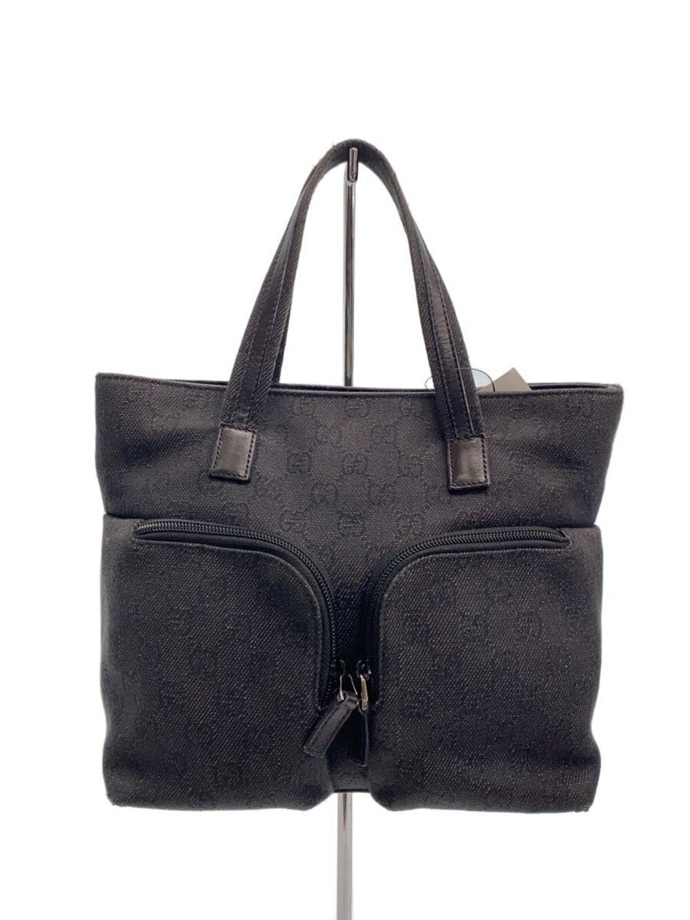 Gucci Tote Bag GG Canvas Black